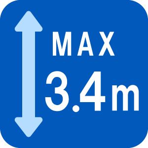 MAX3.4ｍ
