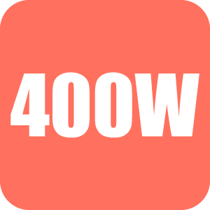 400W